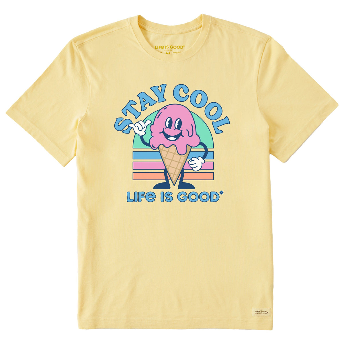 Men's Stay Cool Ice Cream Cone Short Sleeve Tee