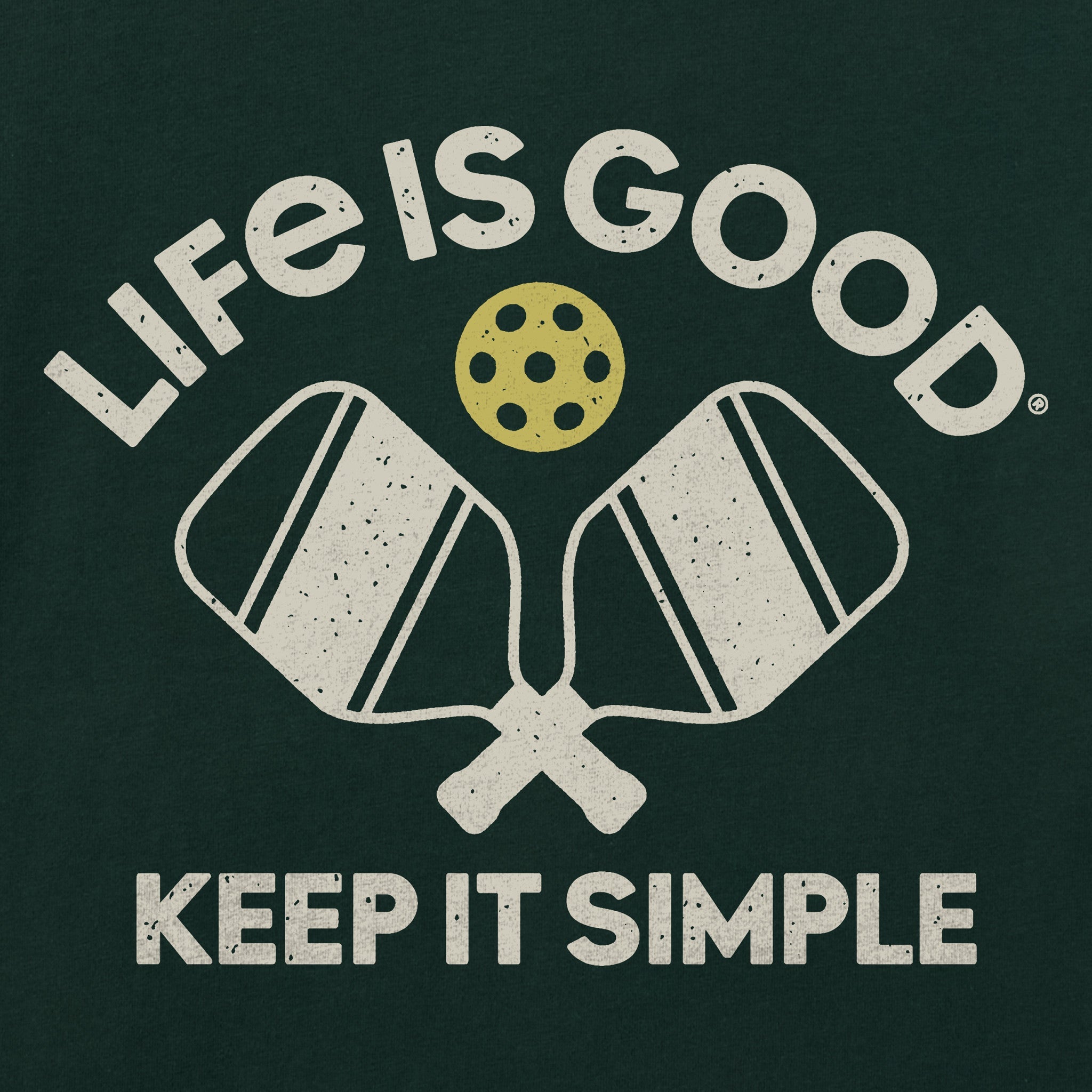 Men's Keep it Simple Pickleball Short Sleeve Crusher Tee