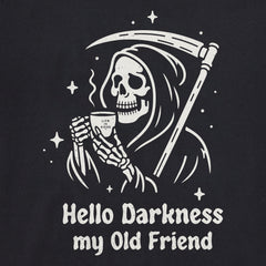 Women's Hello Darkness My Old Friend Grim Short Sleeve Tee