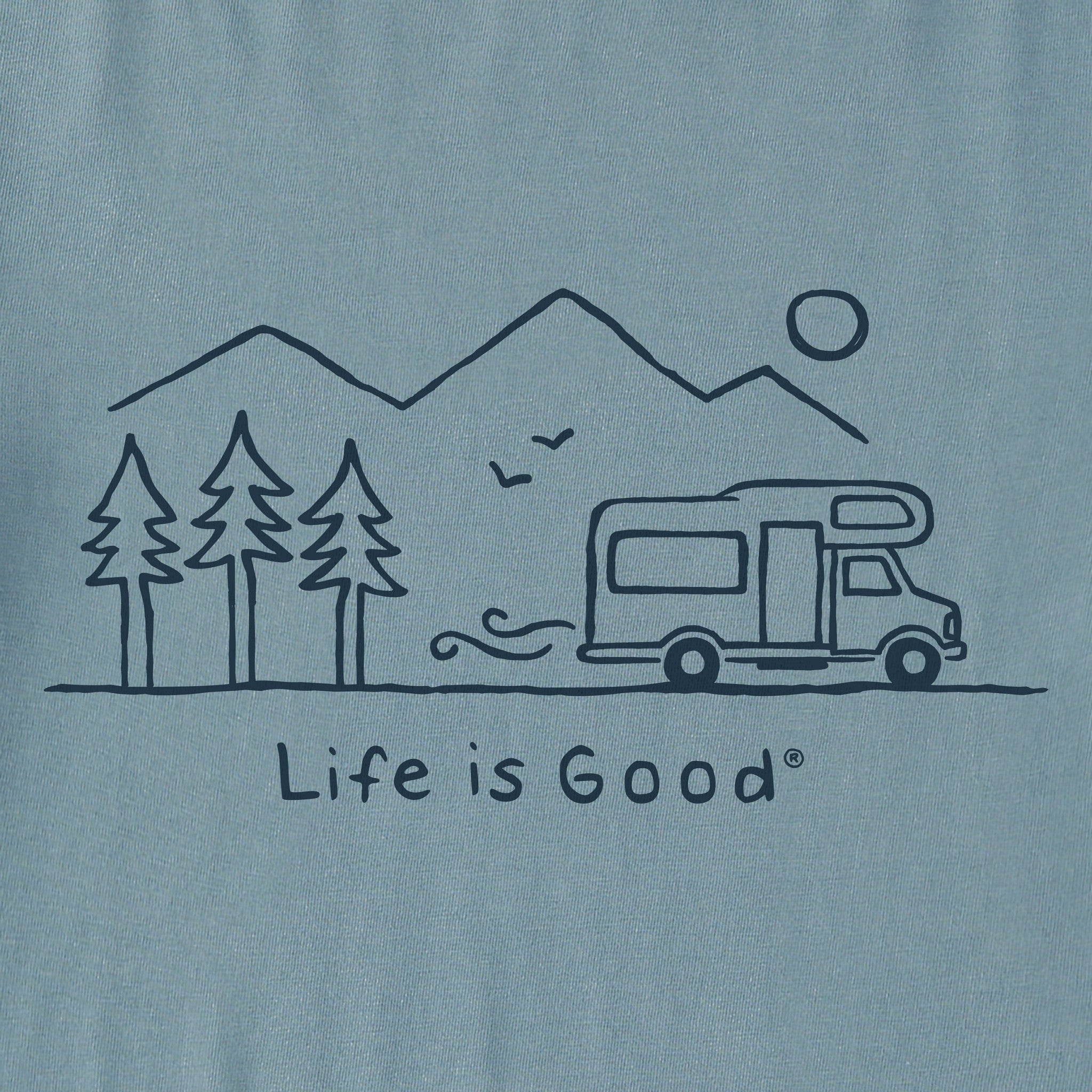 Men's RV Vista Short Sleeve Crusher Tee