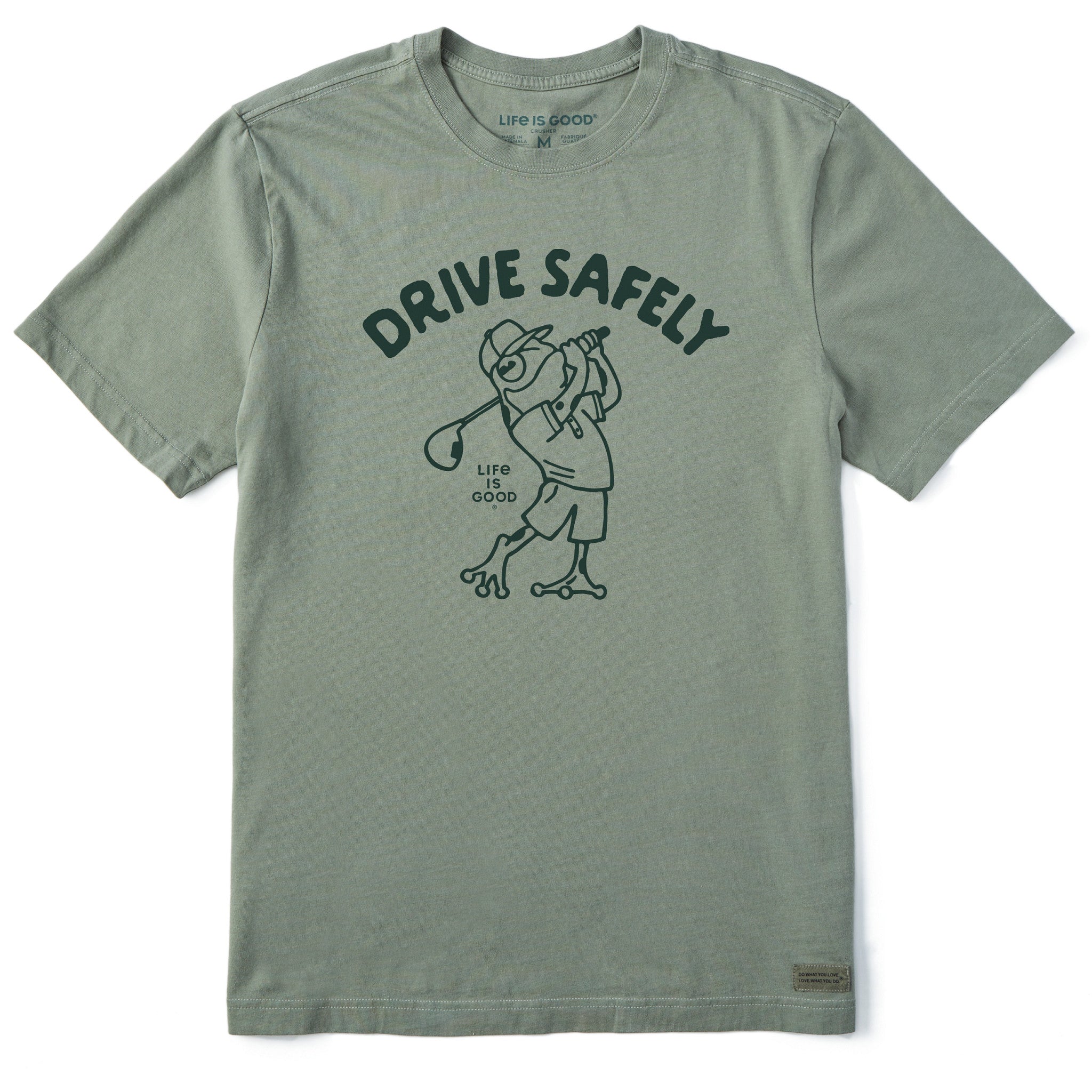 Men's Drive Safely Frog Golf Short Sleeve Tee