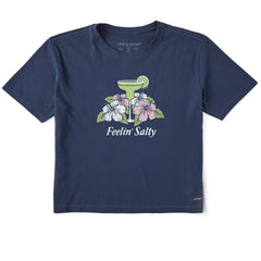Women's Feelin' Salty Margarita Short Sleeve Crusher Boxy Tee