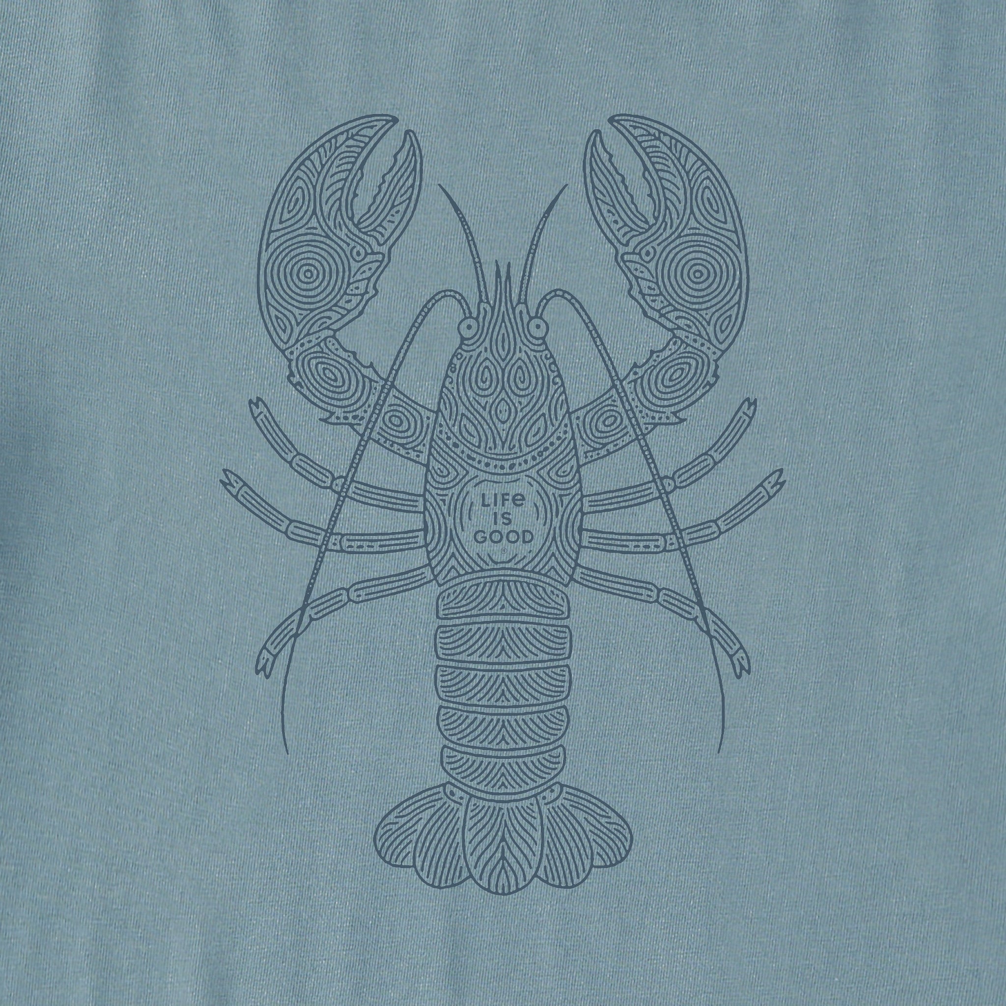 Men's Patterned Lobstah Short Sleeve Crusher Tee