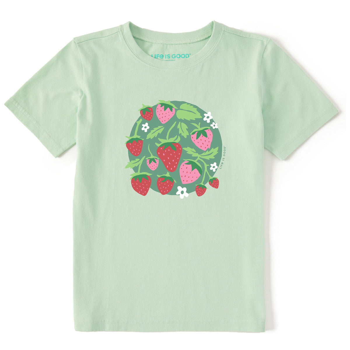 Kids Strawberries Short Sleeve Crusher Tee