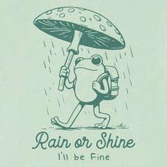 Kids Rain or Shine Frog Short Sleeve Crusher Tee