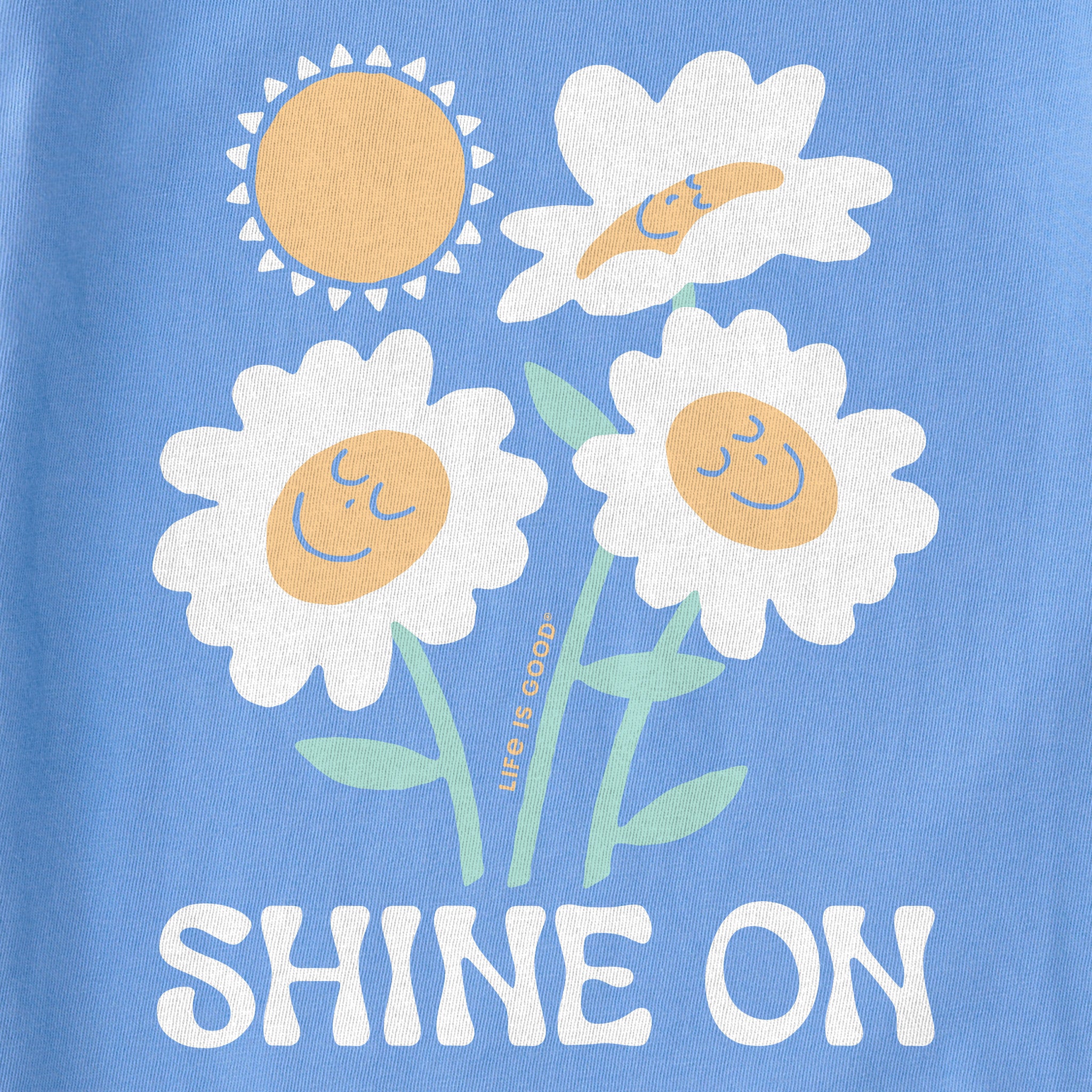 Kids Shine On Daisies Short Sleeve Crusher Tee