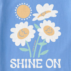 Kids Shine On Daisies Short Sleeve Crusher Tee