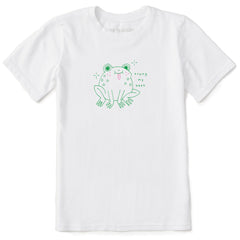Kids Trying My Best Frog Short Sleeve Crusher Tee