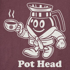 Men's Pot Head Mascot Short Sleeve Crusher Tee