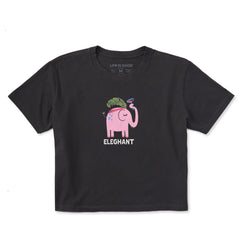 Women's Eleghant Short Sleeve Crusher Boxy Tee