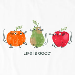 Women's Fruit Cats Short Sleeve Crusher Boxy Tee