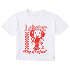 Women's King of Seafood Short Sleeve Crusher Boxy Tee
