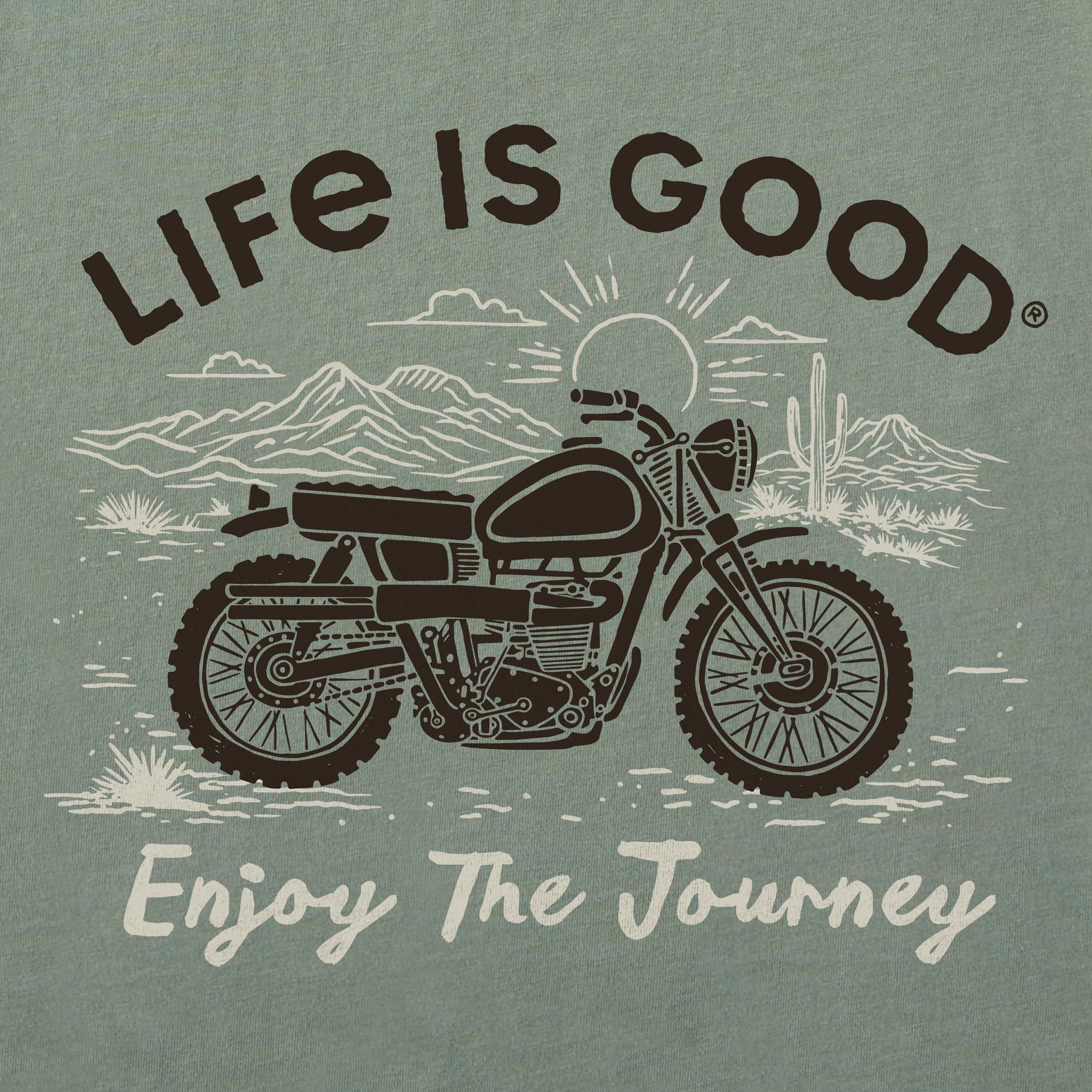 Women's Enjoy the Journey Motorcycle Short Sleeve Crusher Tee