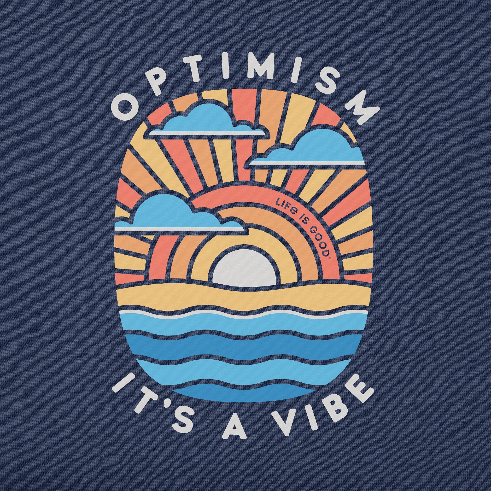 Men's Optimism It's a Vibe Short Sleeve Tee