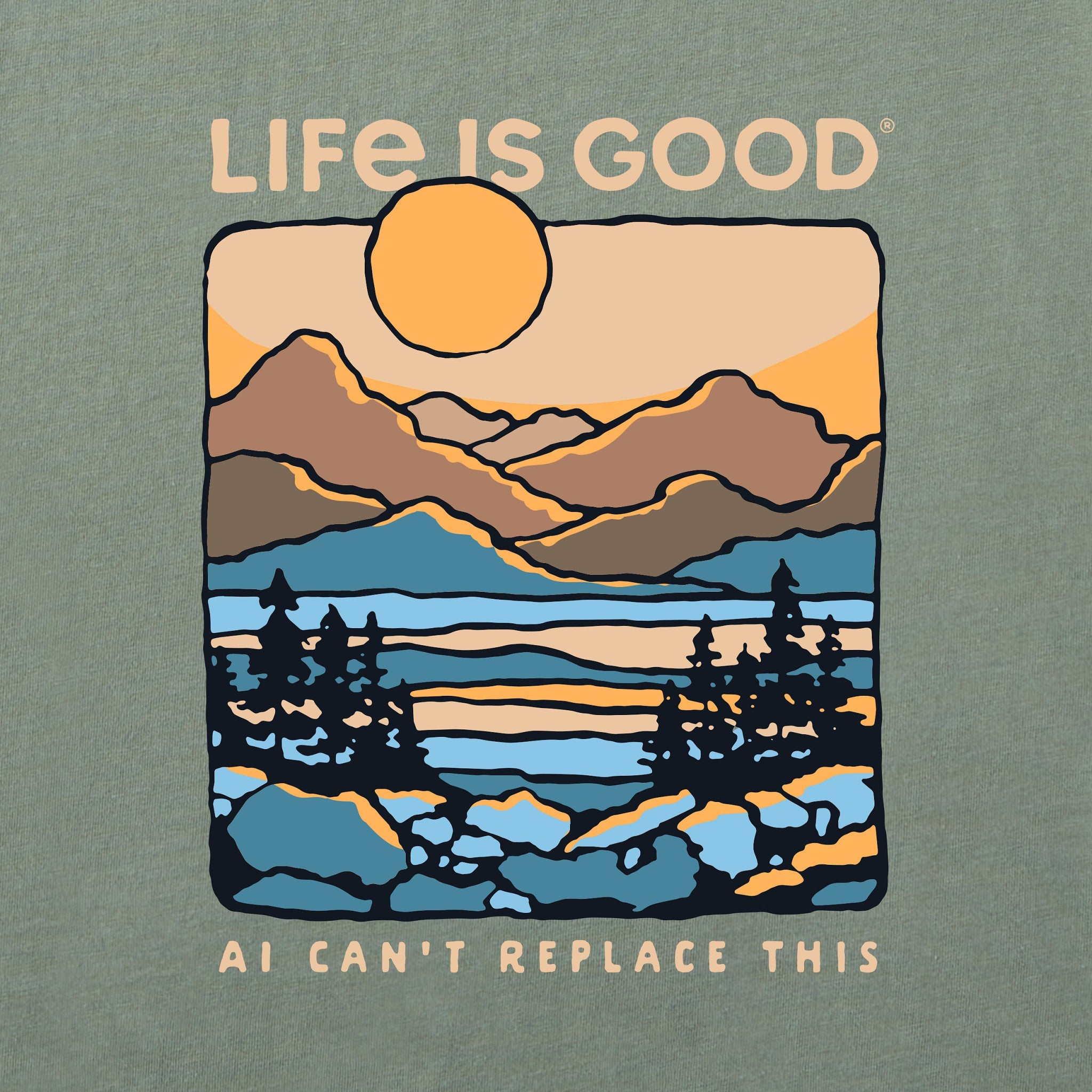 Men's AI Can't Replace This Short Sleeve Tee