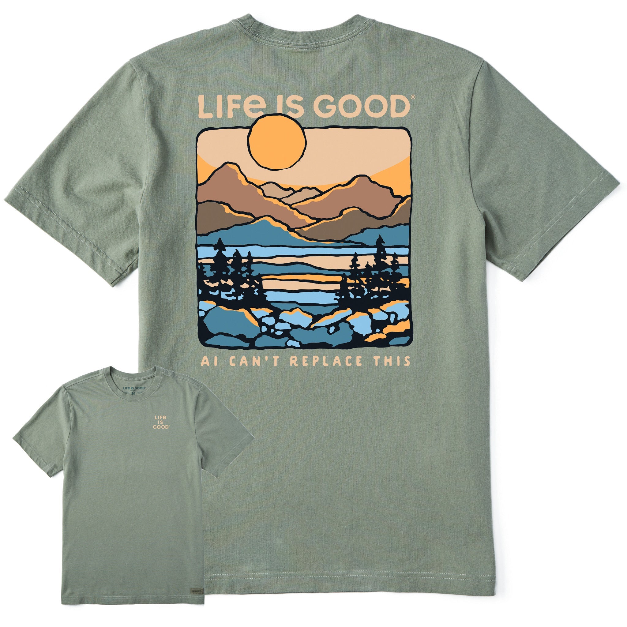 Men's AI Can't Replace This Short Sleeve Tee