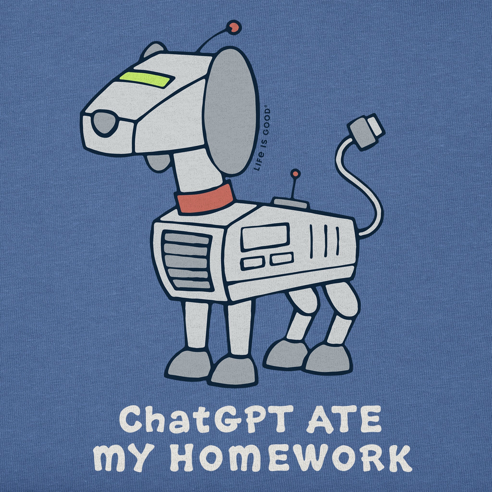 Kids ChatGPT Ate My Homework Short Sleeve Crusher Tee