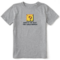 Kids What's the Best Mystery Short Sleeve Crusher Tee