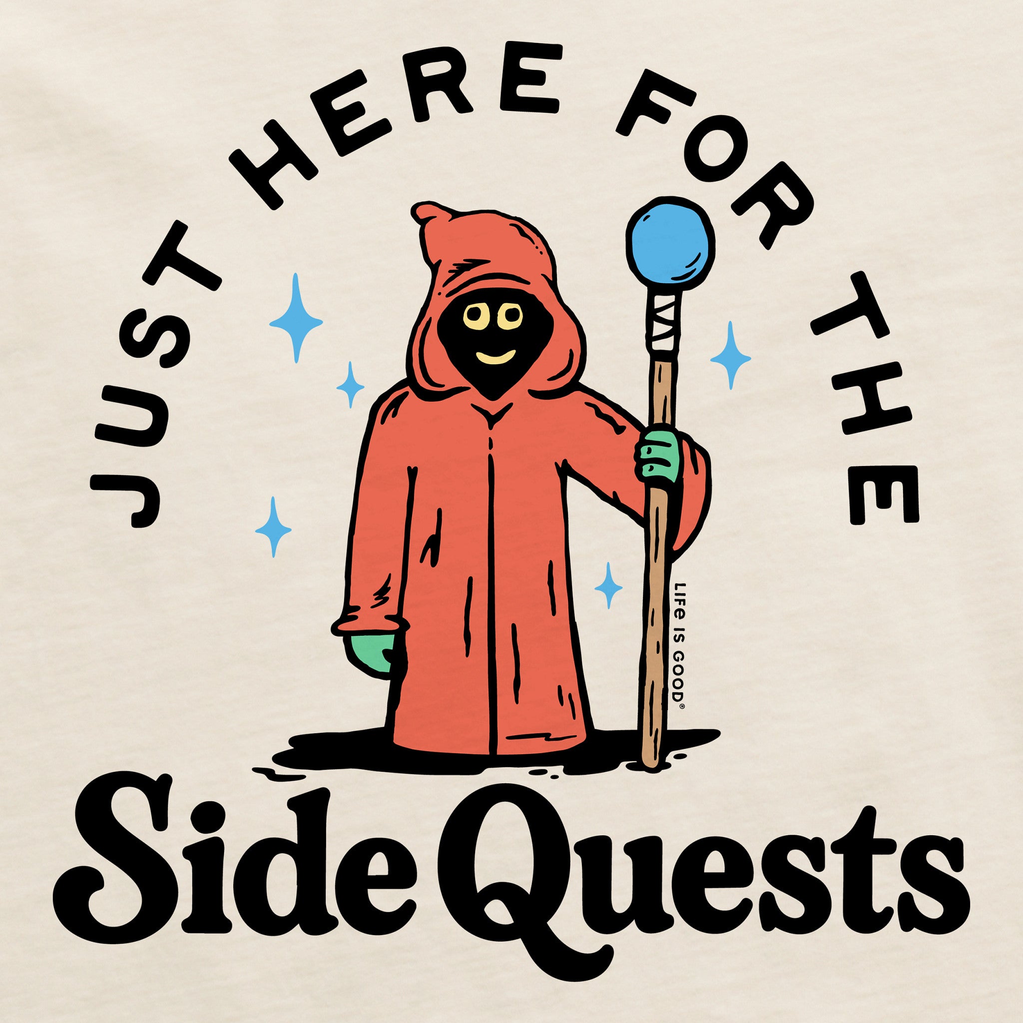 Women's Just Here for the Side Quests Short Sleeve Crusher Boxy Tee
