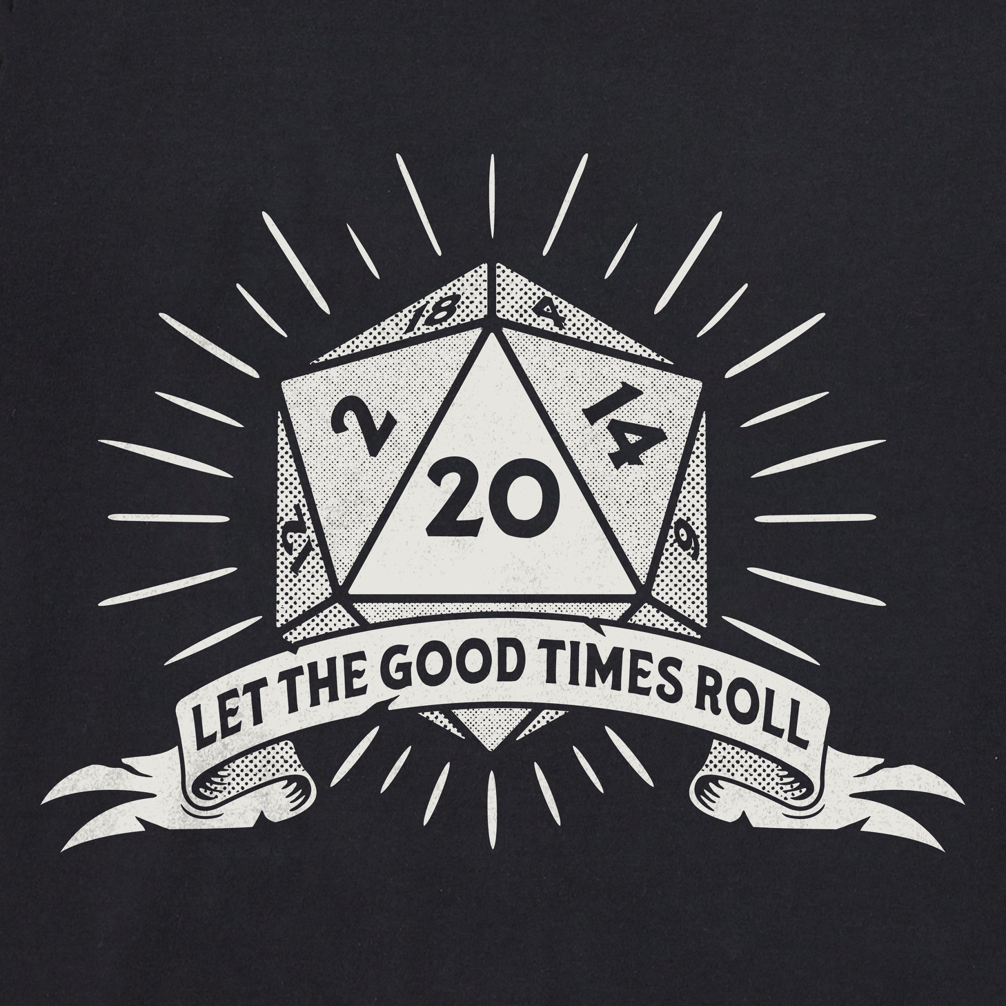 Women's Let the Good Times Roll Die Short Sleeve Crusher Boxy Tee