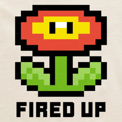 Women's Fired Up Flower Short Sleeve Crusher Boxy Tee