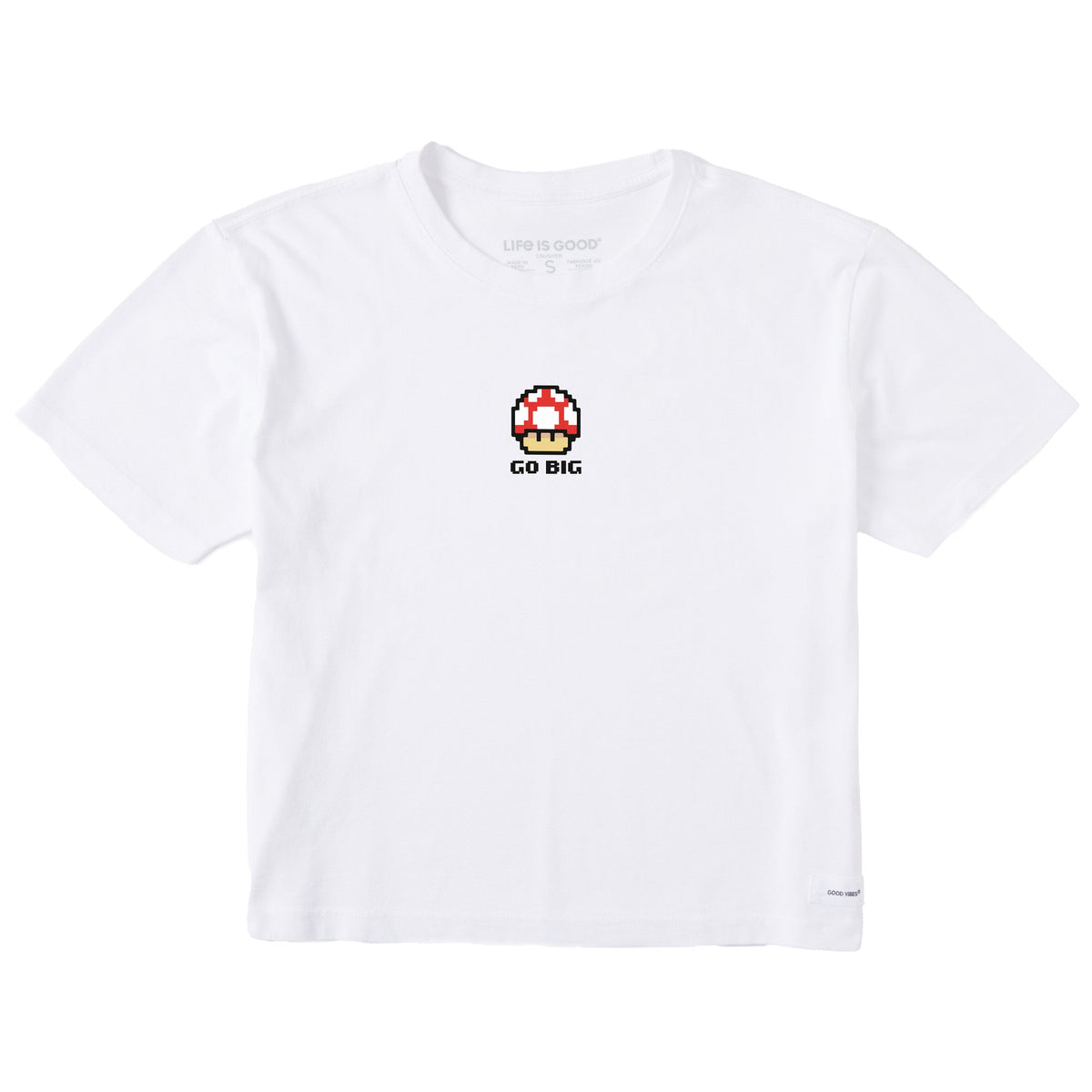 Women's Go Big Mushroom Short Sleeve Crusher Boxy Tee