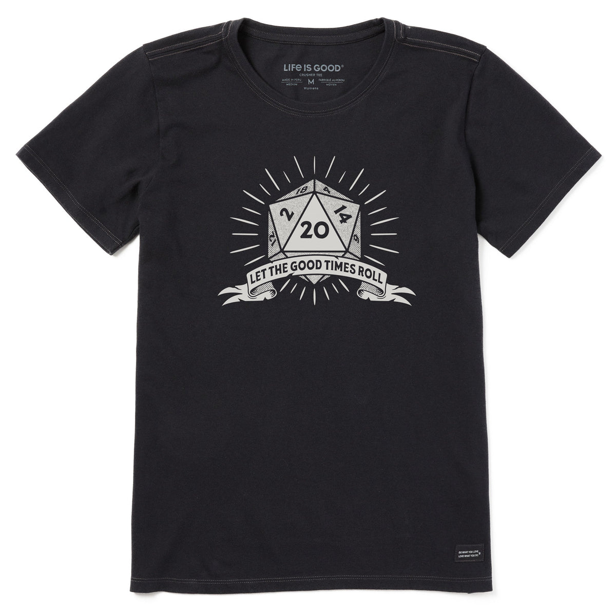 Women's Let the Good Times Roll Die Short Sleeve Tee
