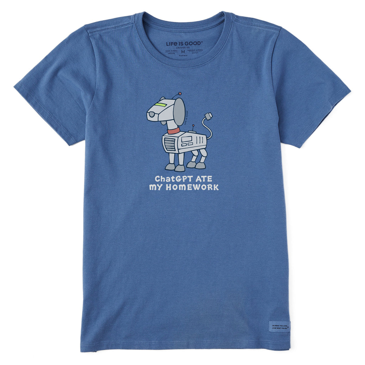 Women's ChatGPT Ate My Homework Short Sleeve Crusher Tee