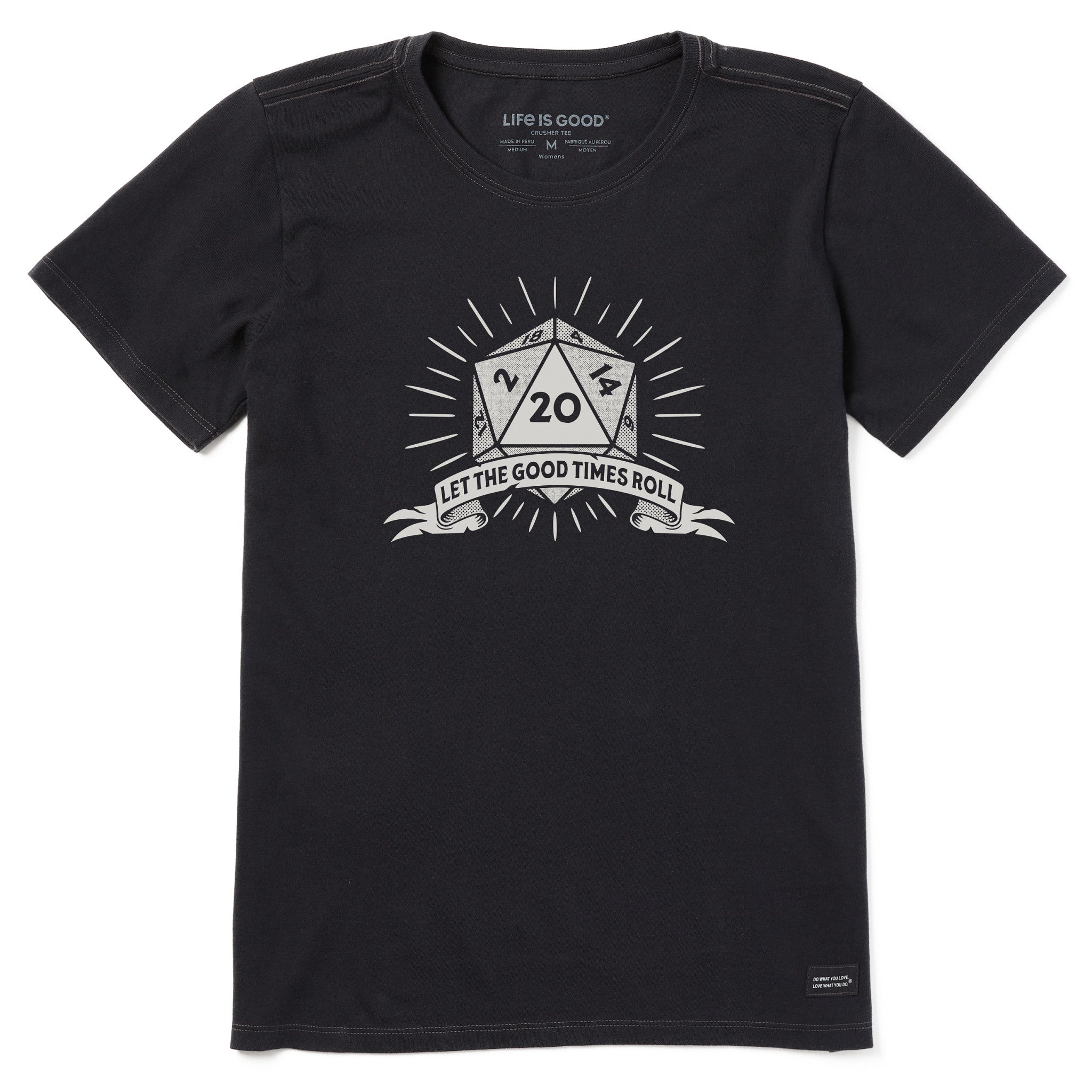 Women's Let the Good Times Roll Die Short Sleeve Tee