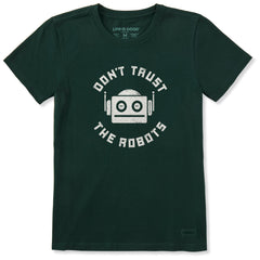 Women's Don't Trust the Robots Short Sleeve Crusher Tee