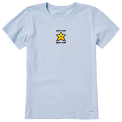 Women's Can't Stop Won't Stop Short Sleeve Crusher Tee