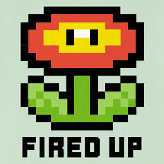 Women's Fired Up Flower Short Sleeve Crusher Tee