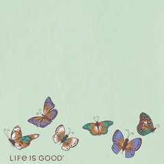 Kids Flying Butterflies Short Sleeve Crusher Tee