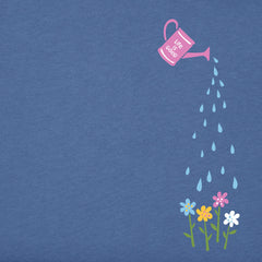 Kids Watering Can Flowers Short Sleeve Crusher Tee