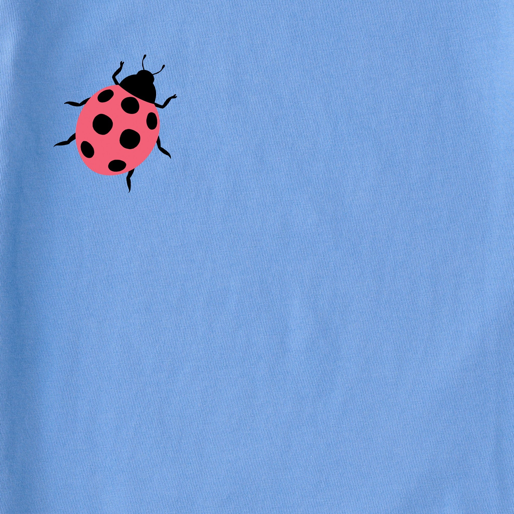 Kids Lady Bugs and Flowers Short Sleeve Crusher Tee