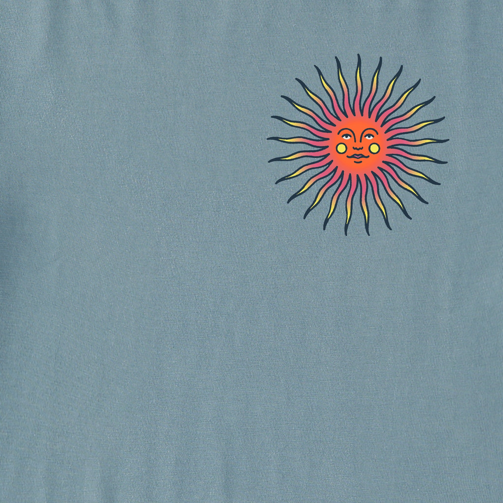 Men's Wavy Sun Short Sleeve Crusher Tee