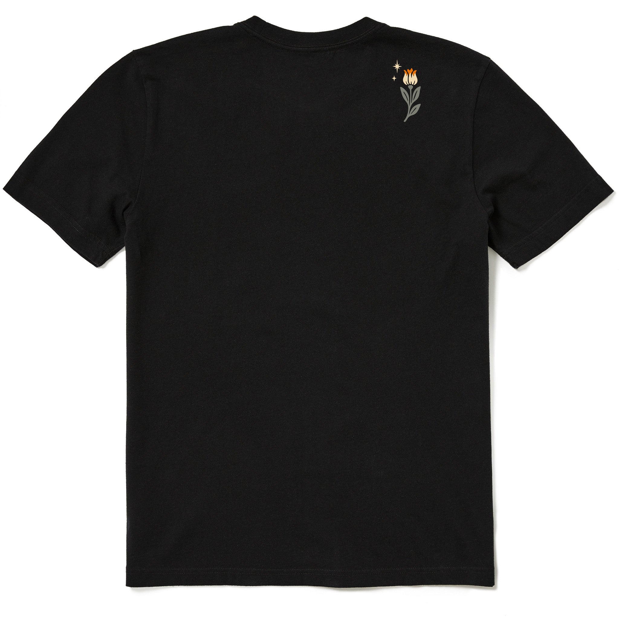 Men's Skull & Snake Flowers Short Sleeve Crusher Tee