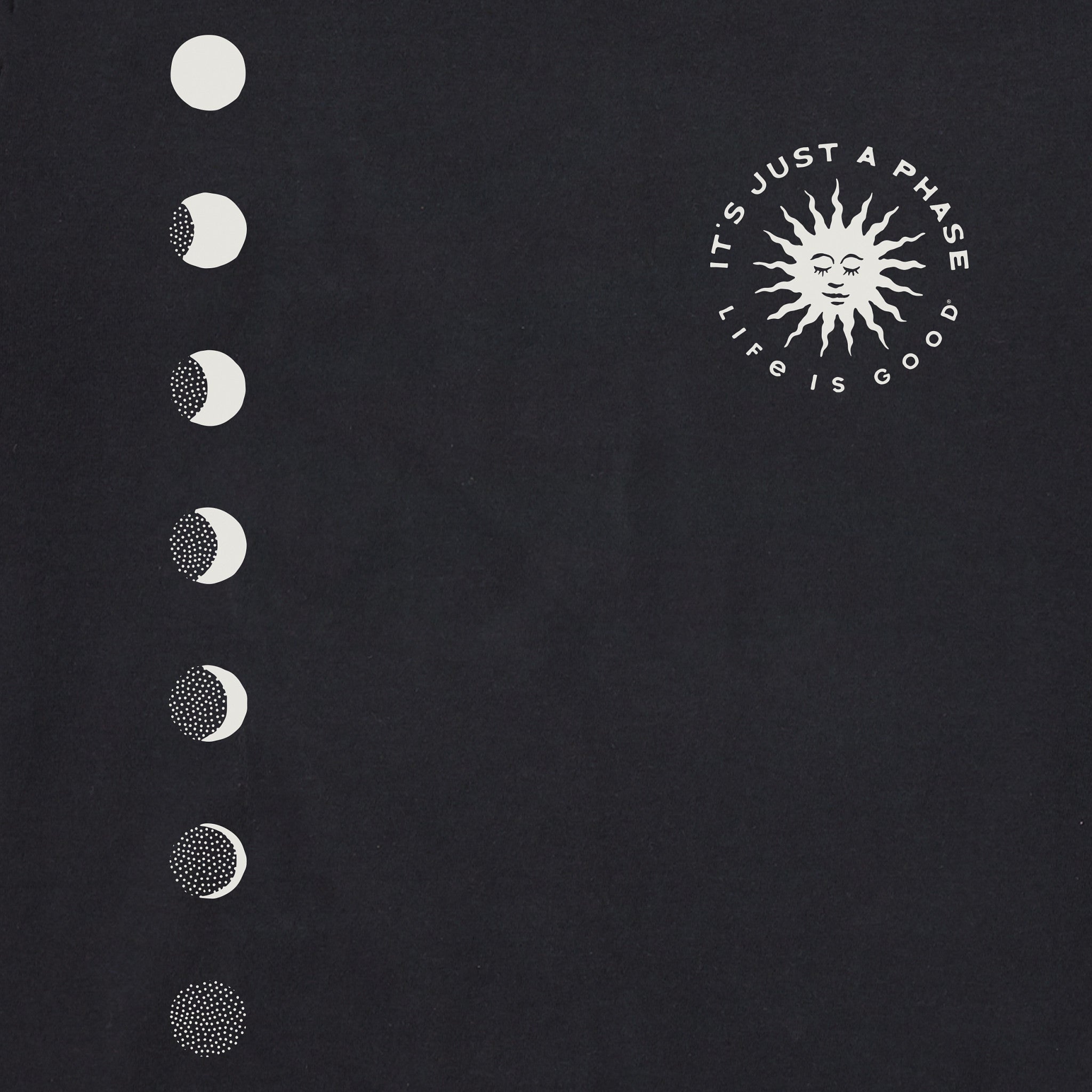 Men's Moon Phase Stack Short Sleeve Crusher Tee