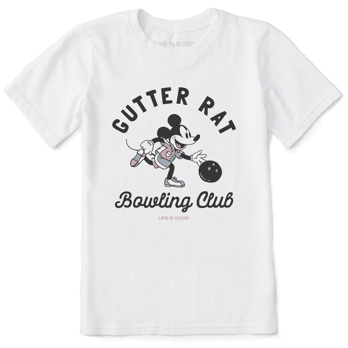 Kids Gutter Rat Bowling Club Short Sleeve Crusher Tee