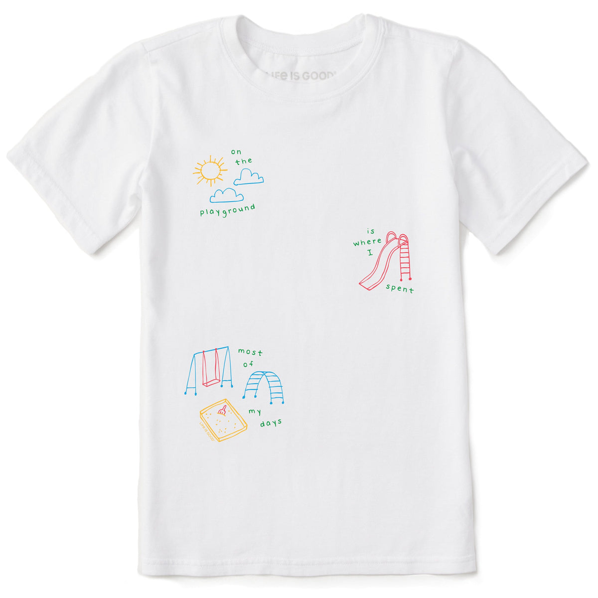 Kids On the Playground Short Sleeve Crusher Tee