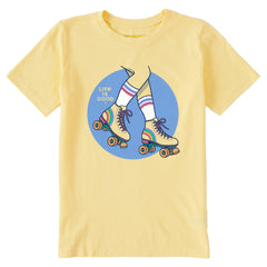Kids Roller Skates Short Sleeve Crusher Tee