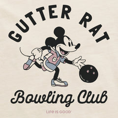 Women's Gutter Rat Bowling Club Short Sleeve Crusher Boxy Tee