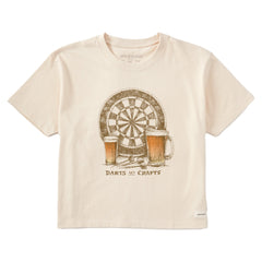 Women's Darts and Crafts Short Sleeve Crusher Boxy Tee