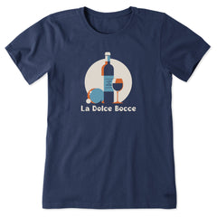 Women's La Dolce Bocce Short Sleeve Tee