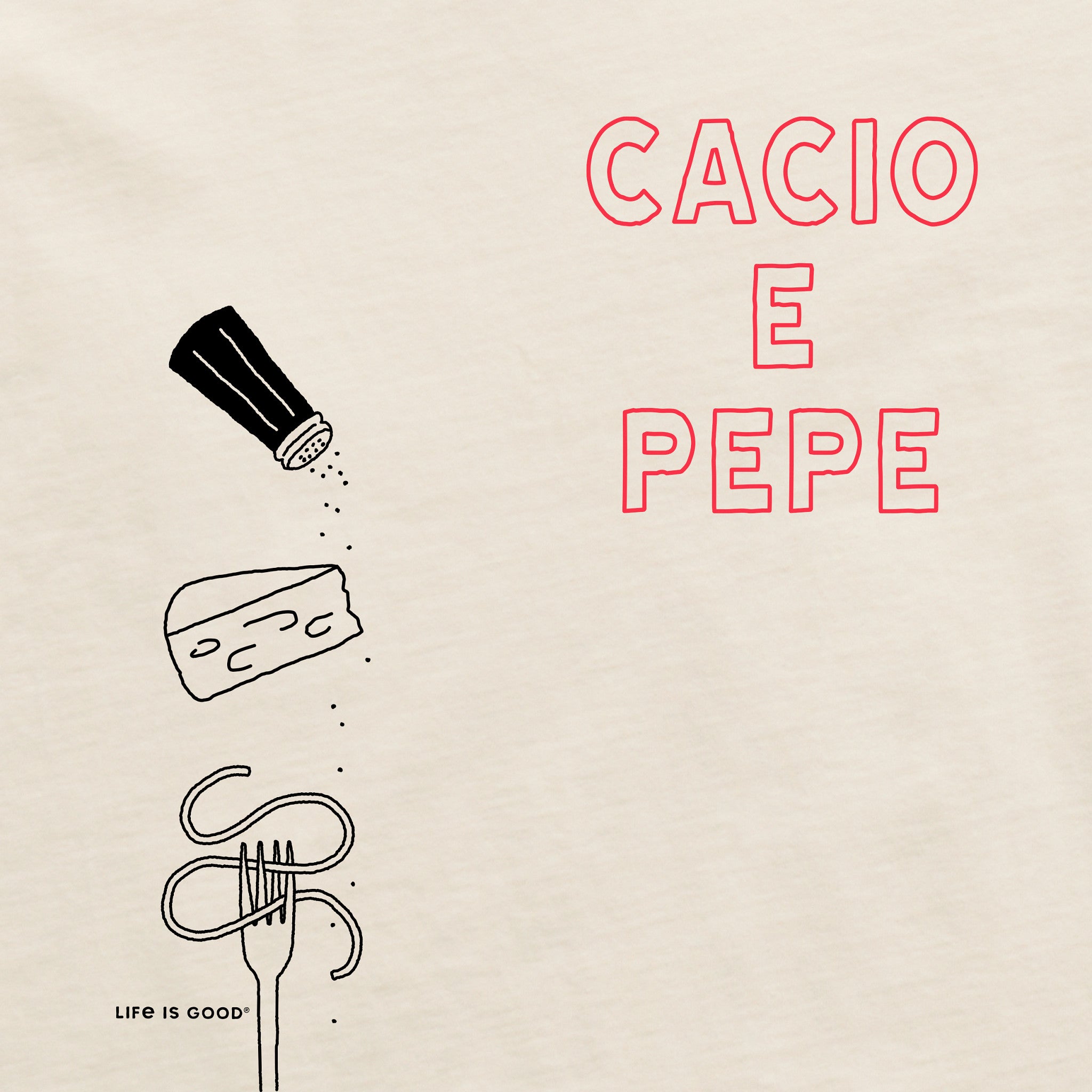 Women's Cacio e Pepe Crusher-LITE Shrunken Tee