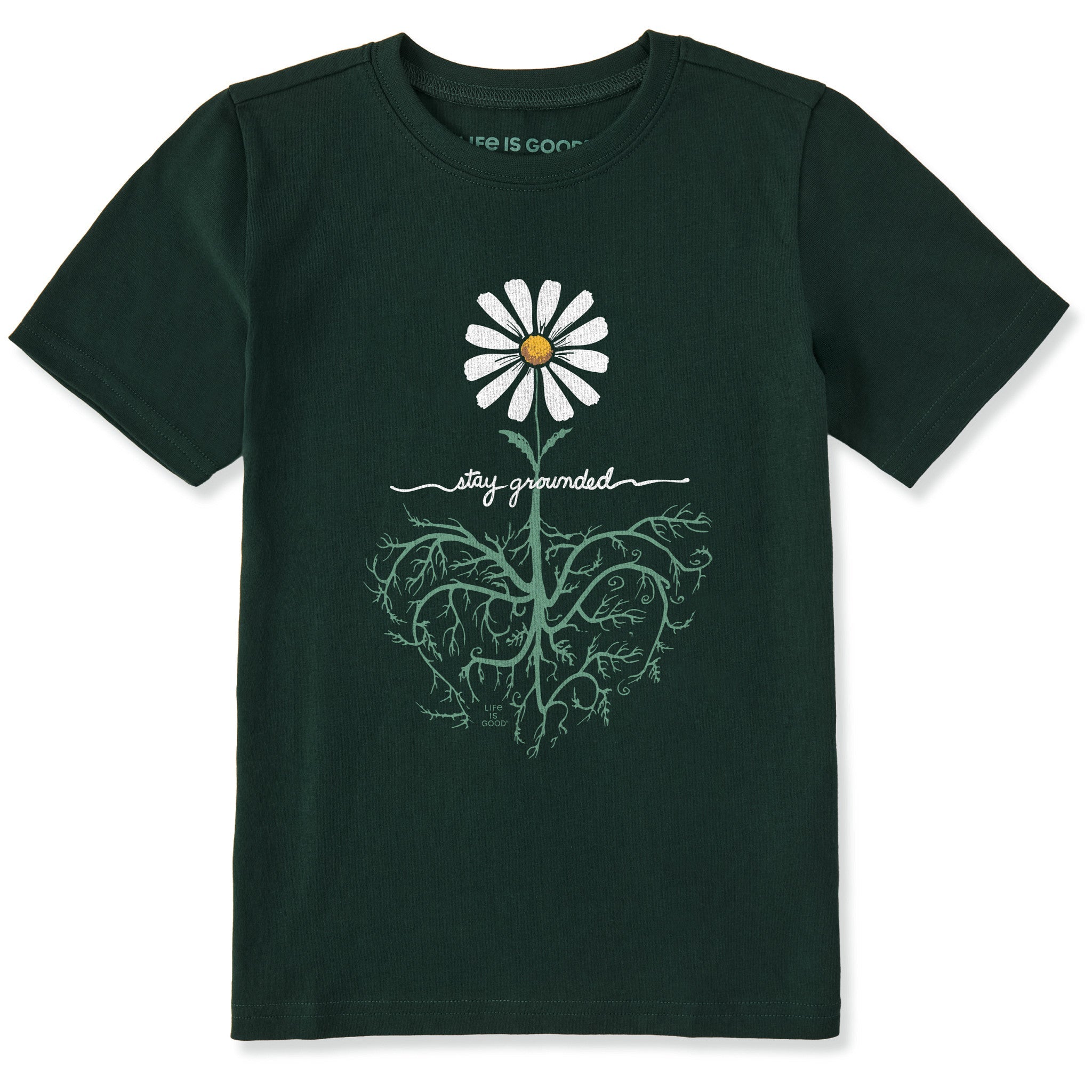 Kids Stay Grounded Short Sleeve Crusher Tee