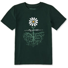 Kids Stay Grounded Short Sleeve Crusher Tee