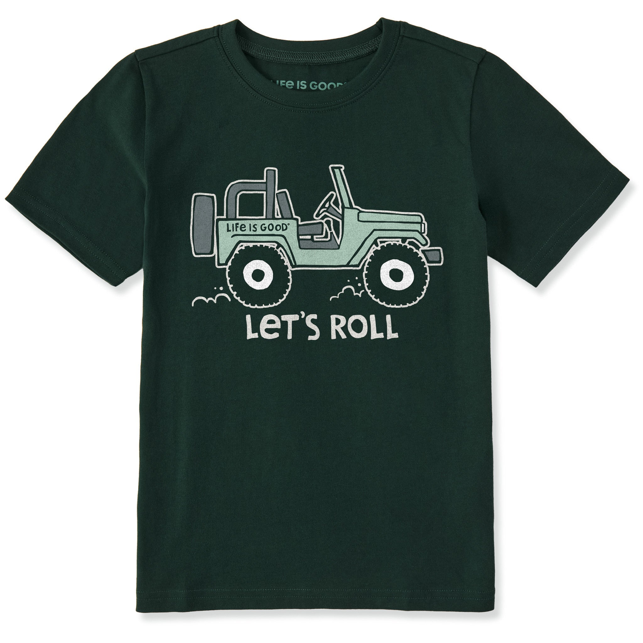 Kids Let's Roll ATV Short Sleeve Crusher Tee