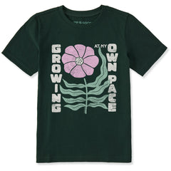 Kids Growing at my Own Pace Short Sleeve Crusher Tee