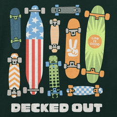 Kids Decked Out Skateboards Short Sleeve Crusher Tee